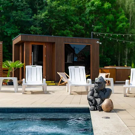 Piaskowa11 Palm & Wellness - Basen, Jacuzzi, Balia, Sauna, Egzotyczne Papugi Ara
