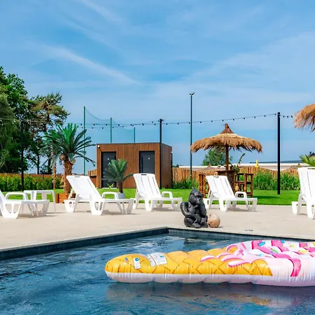 בית נופש Piaskowa11 Palm & Wellness - Basen, Jacuzzi, Balia, Sauna, Egzotyczne Papugi Ara