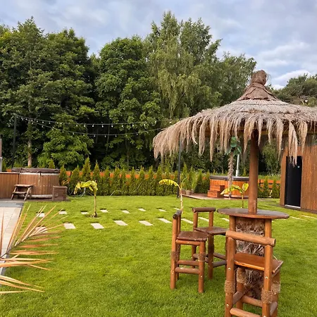Piaskowa11 Palm & Wellness - Basen, Jacuzzi, Balia, Sauna, Egzotyczne Papugi Ara Feriehus *